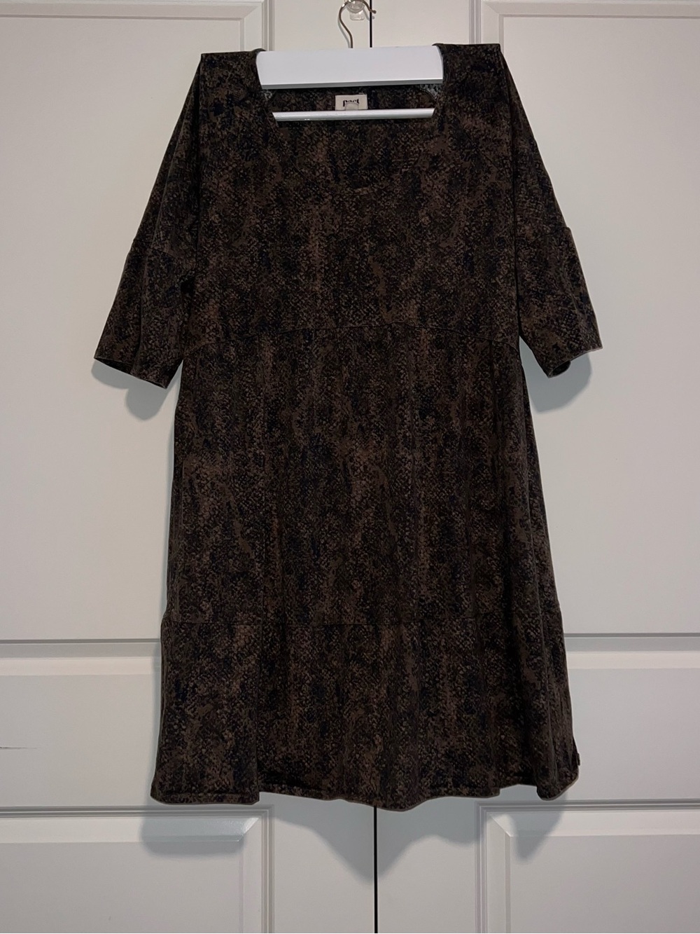 Pact Organic Cotton Mini Dress, Size XL